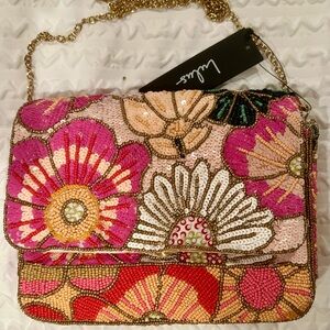 Floral Sequin Bag